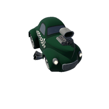 Cartoon Hot Rod MK3 green